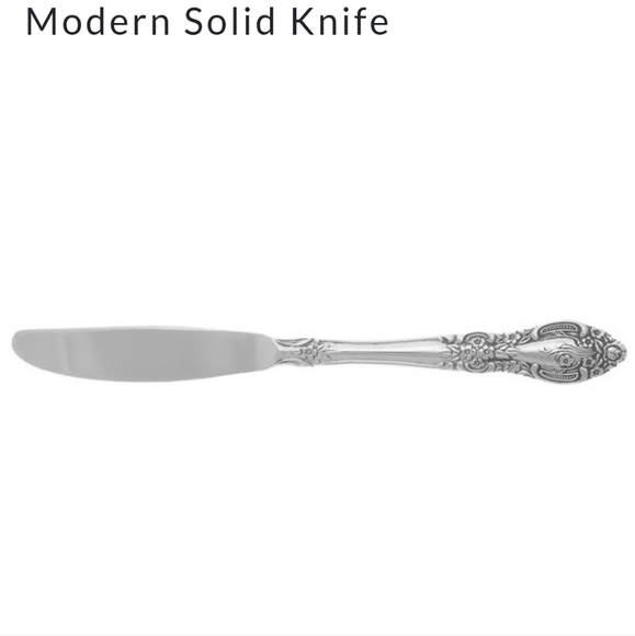 Springtime Japan stainless butter dinner knife silverware flatware set of 8 - Picture 5 of 6